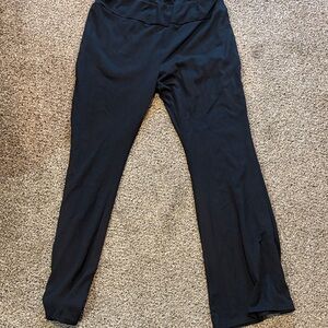 Black Wide-Leg lounge pants